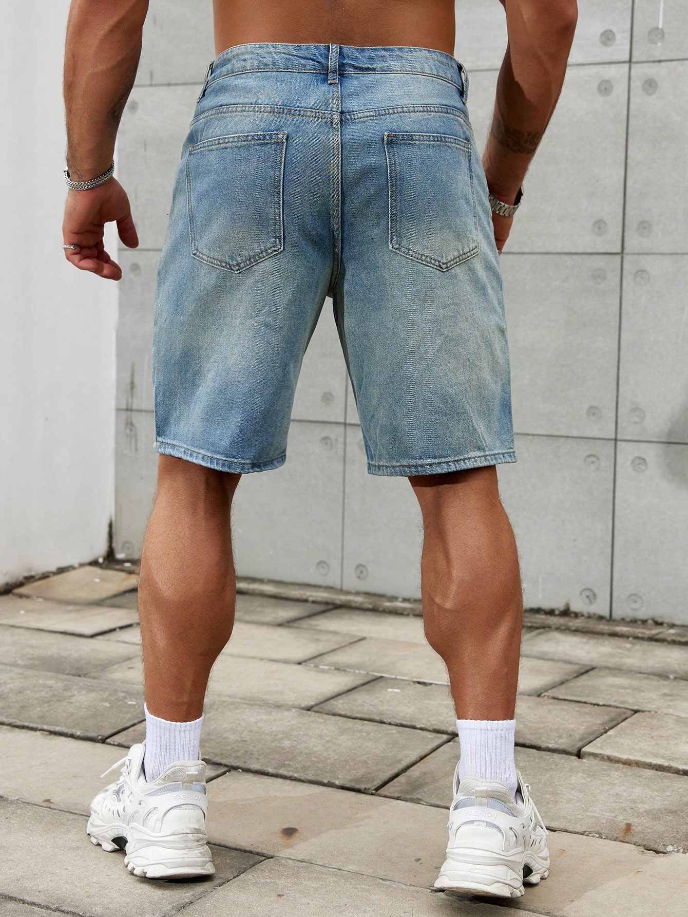 New Fashion Mens Ripped Short  - Men'S Fashion Overalls 评论和价格