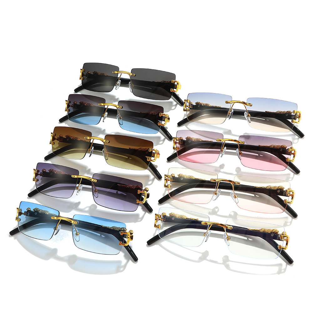 1PCS Fashion Vintage Rimless S - Men'S Fashion Model 评论和价格