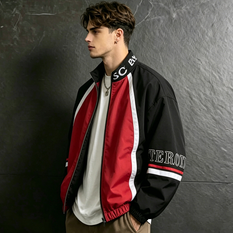 UETEEY Men American Style Lett - Varsity Jacket Letterman 评论和价格