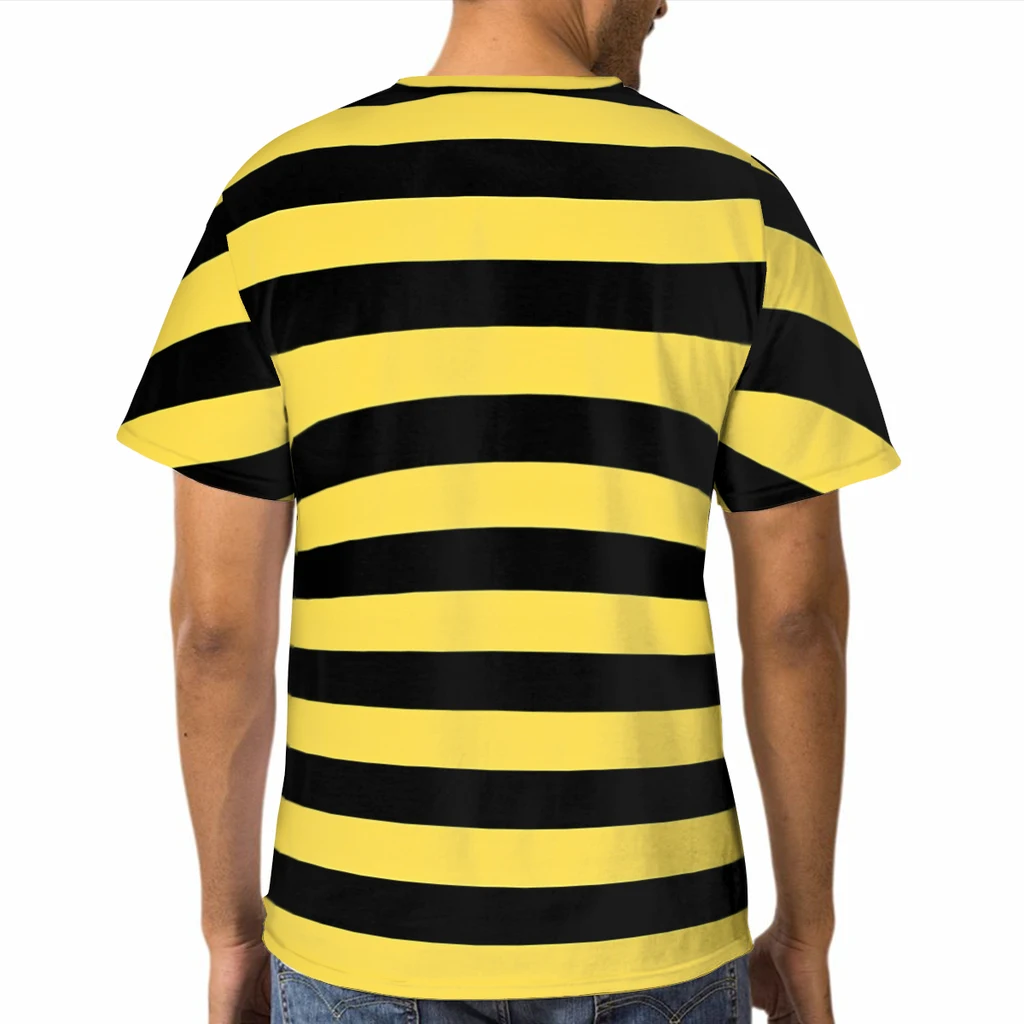 Black Yellow Striped Bee T-Shi - Men'S Fashion Aesthetics 评论和价格