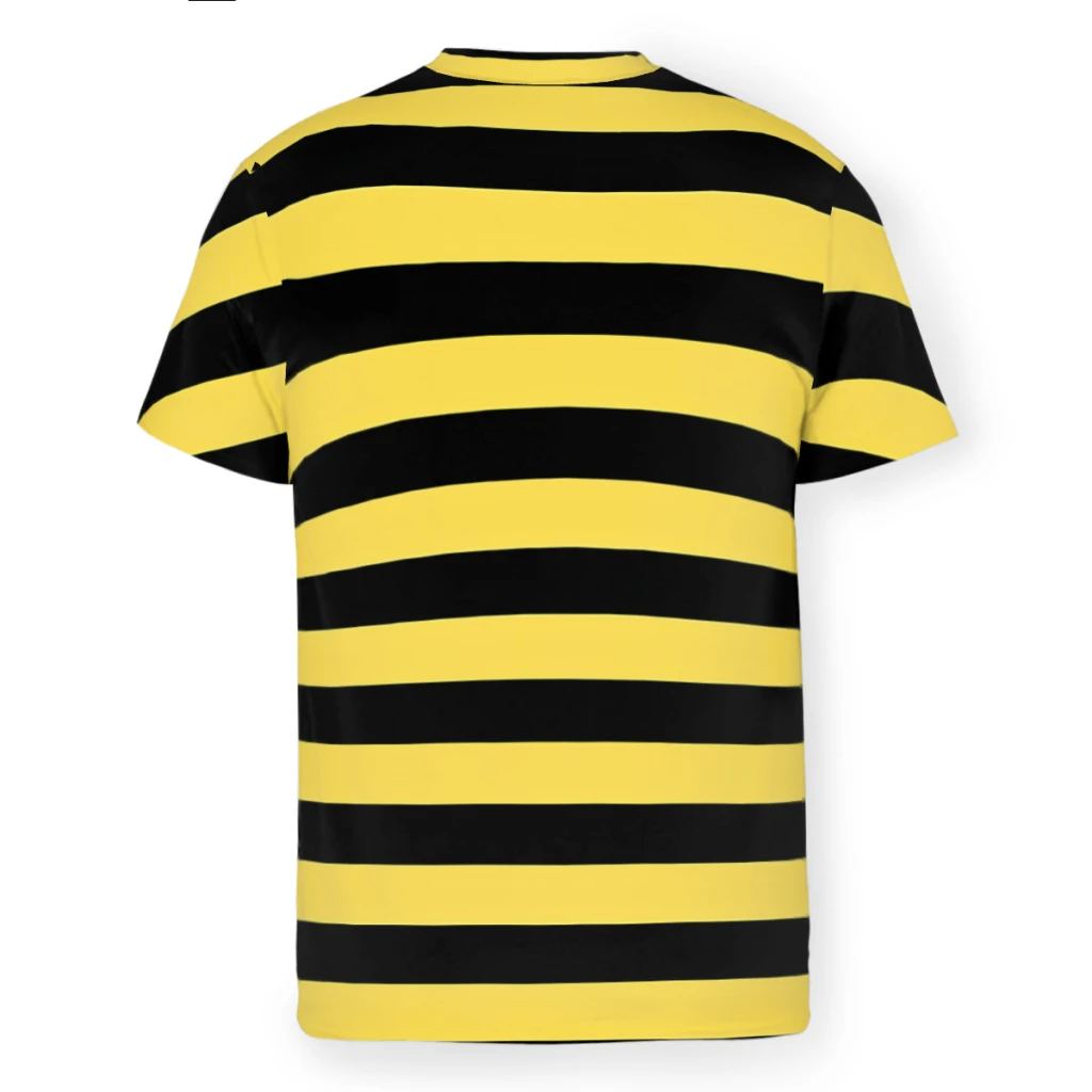 Black Yellow Striped Bee T-Shi - Men'S Fashion Aesthetics 评论和价格