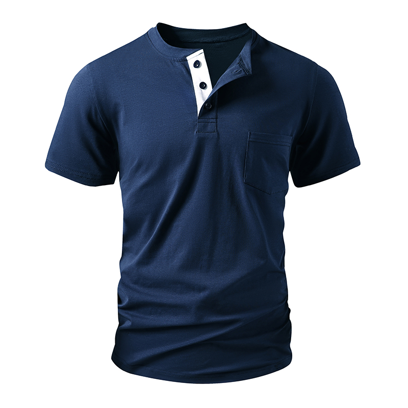 Henley T Shirt Men's EU Size C - Mens Fashion Streetwear 评论和价格