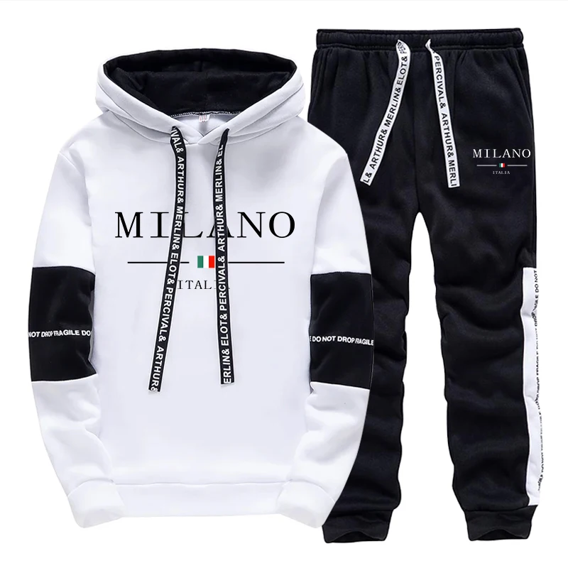 Men's Set/Hoodie/Pants Italy T - Mens Fashion Streetwear 评论和价格