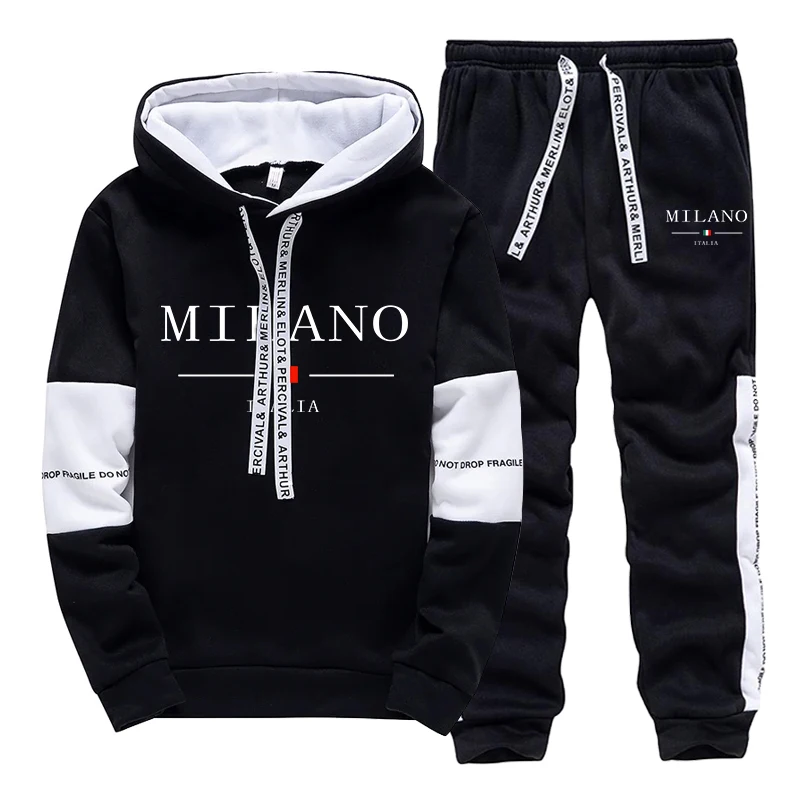 Men's Set/Hoodie/Pants Italy T - Mens Fashion Streetwear 评论和价格