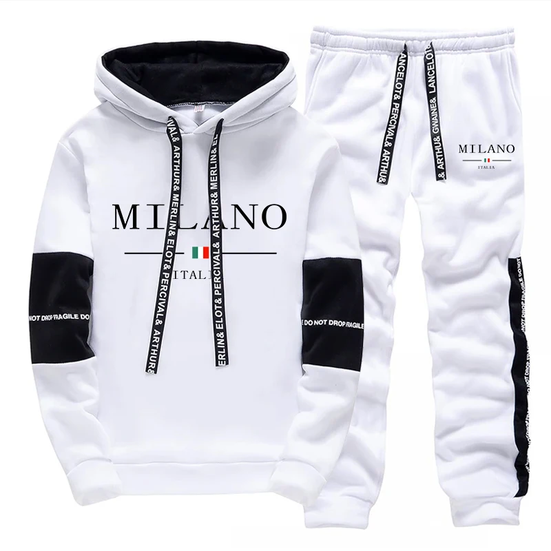 Men's Set/Hoodie/Pants Italy T - Mens Fashion Streetwear 评论和价格