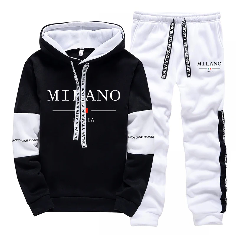 Men's Set/Hoodie/Pants Italy T - Mens Fashion Streetwear 评论和价格