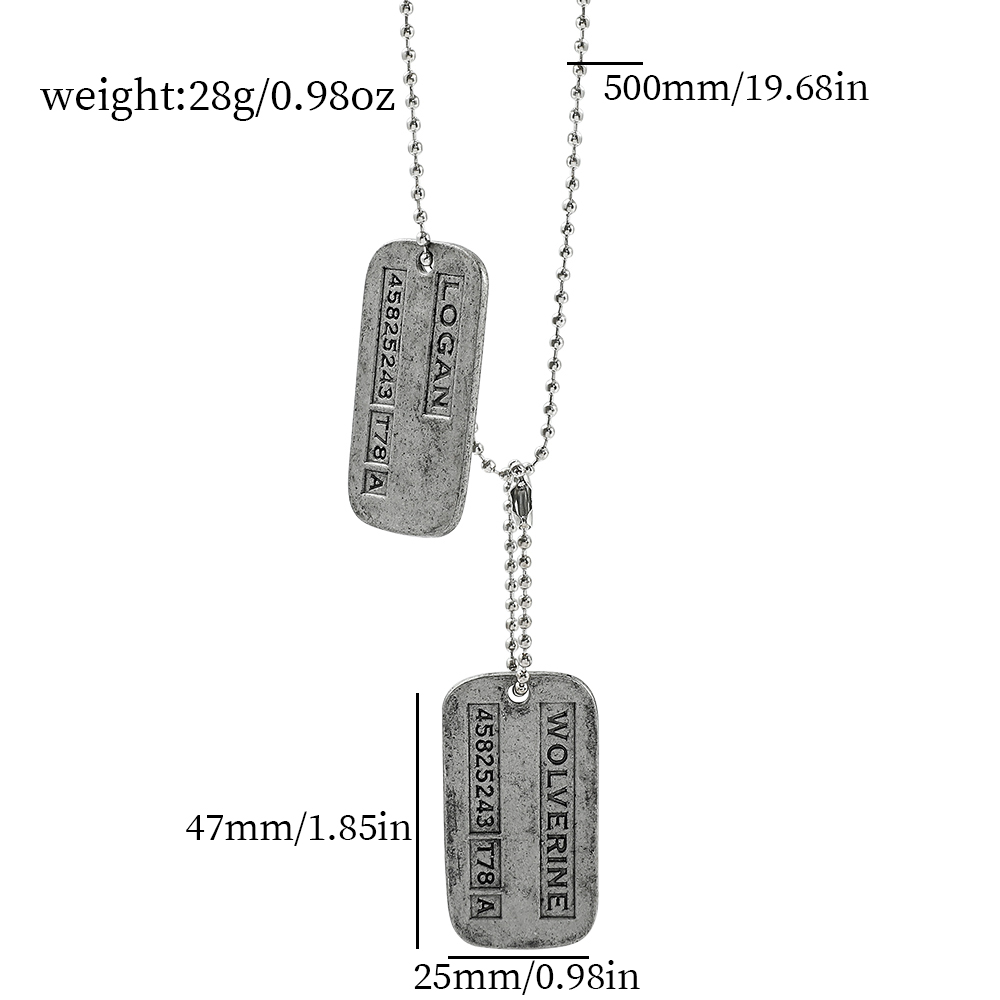 X-Men Wolverine Military Card  - Men'S Fashion Model 评论和价格