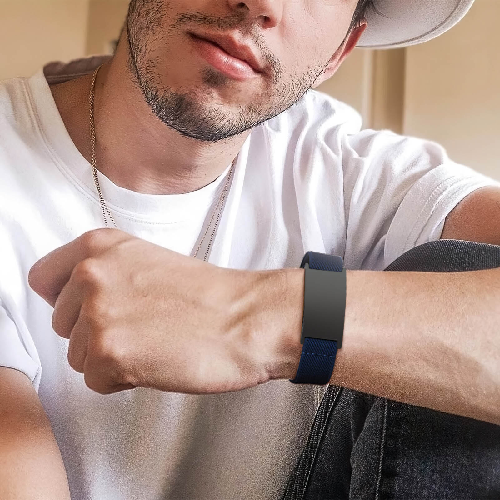 Vnox Customized Elastic Strap  - Men'S Fashion Quotes 评论和价格