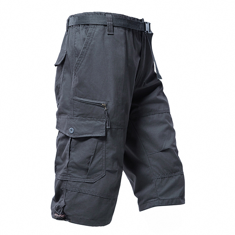 Men's Cotton 3/4 Pants Loose P - Men'S Fashion Overalls 评论和价格