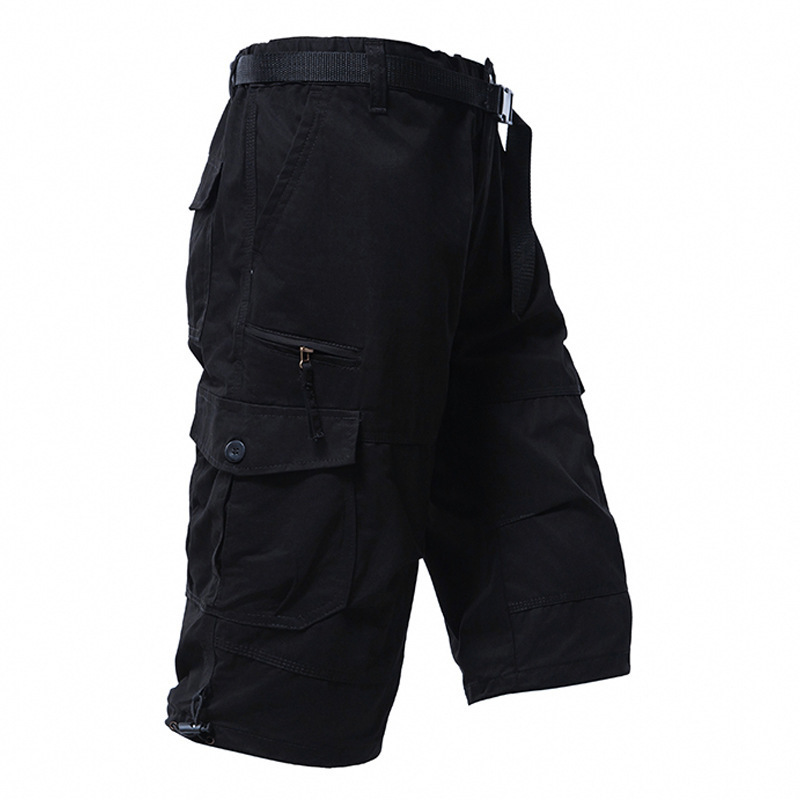 Men's Cotton 3/4 Pants Loose P - Men'S Fashion Overalls 评论和价格