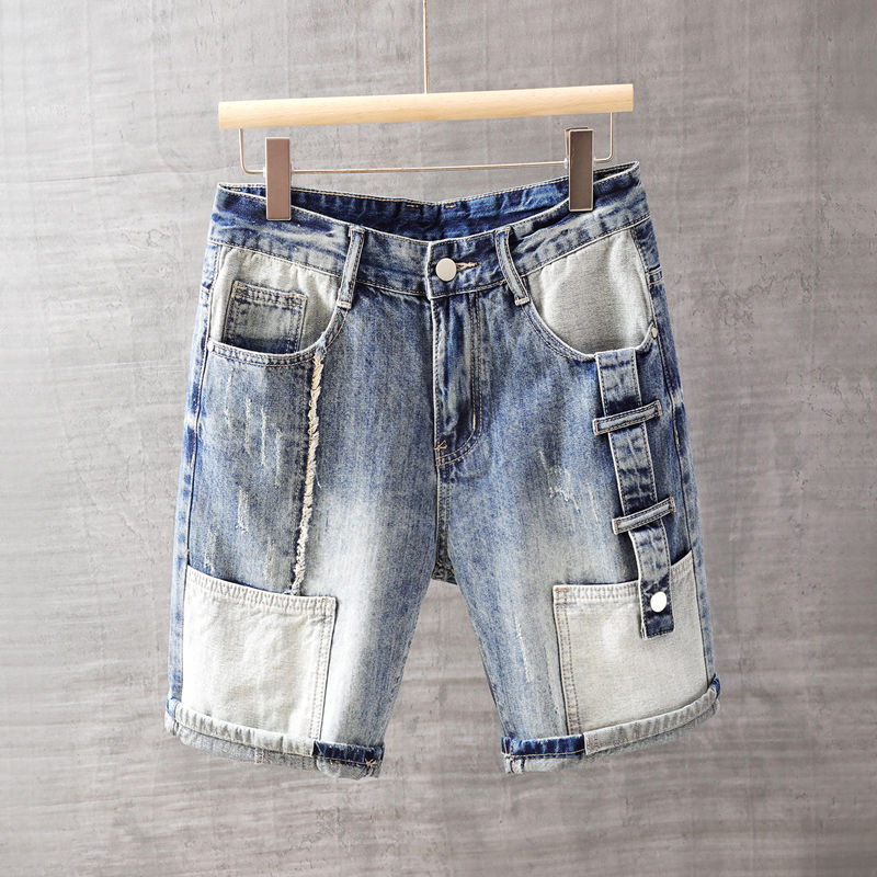 Men's Short Jeans Pants with P - Men'S Fashion Overalls 评论和价格