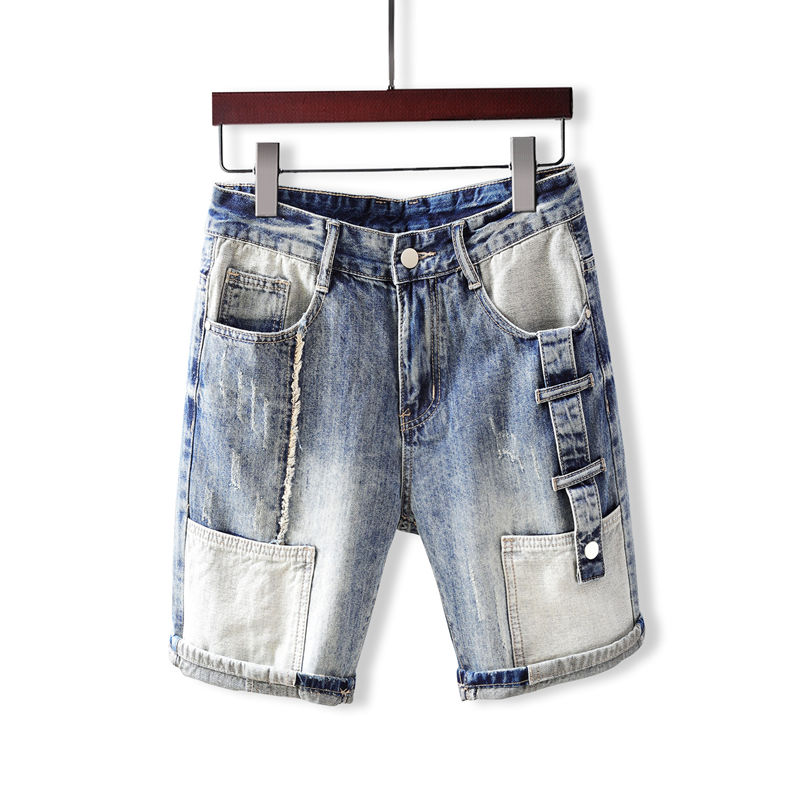 Men's Short Jeans Pants with P - Men'S Fashion Overalls 评论和价格