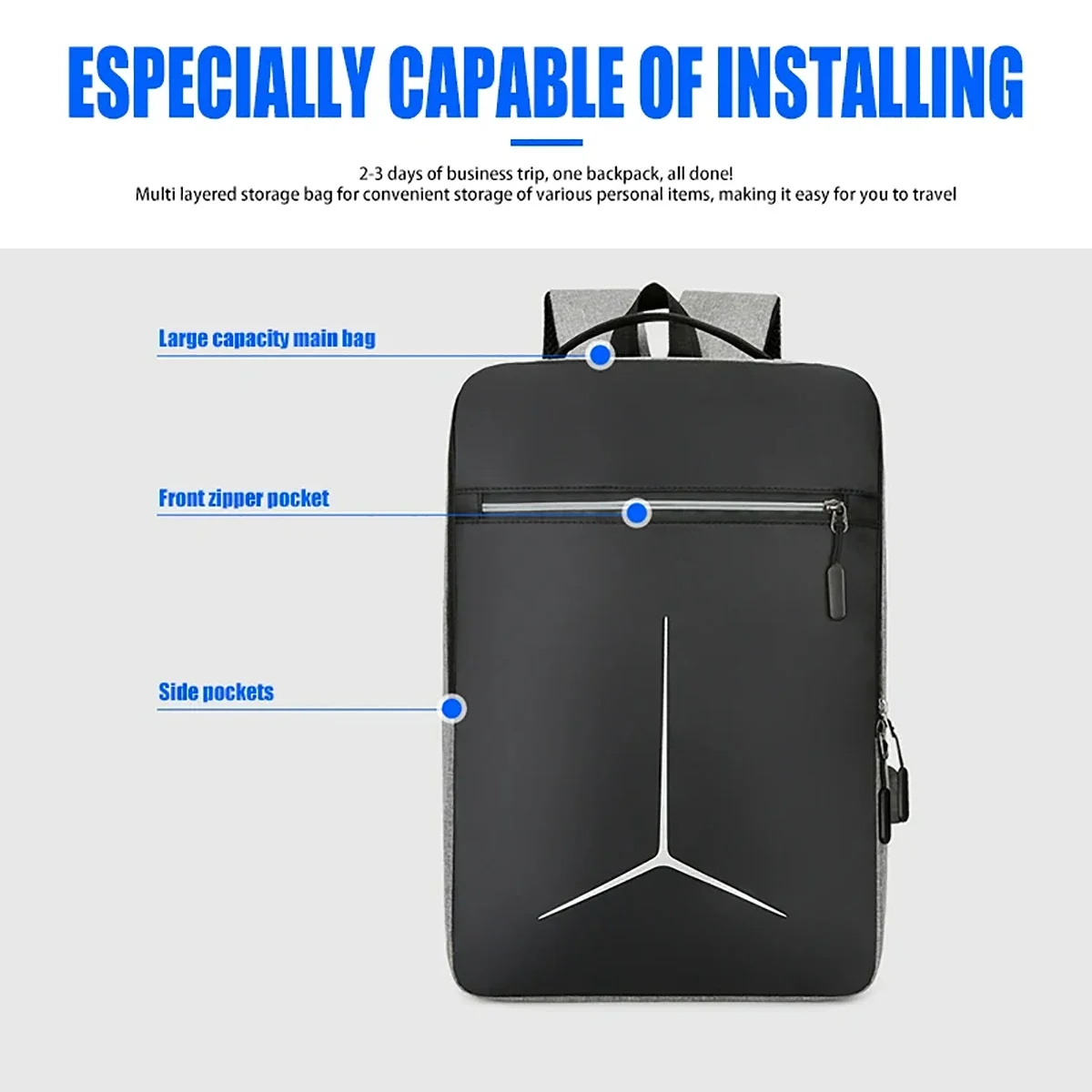 New Anti-theft USB Waterproof  - Mens Fashion Blog 评论和价格
