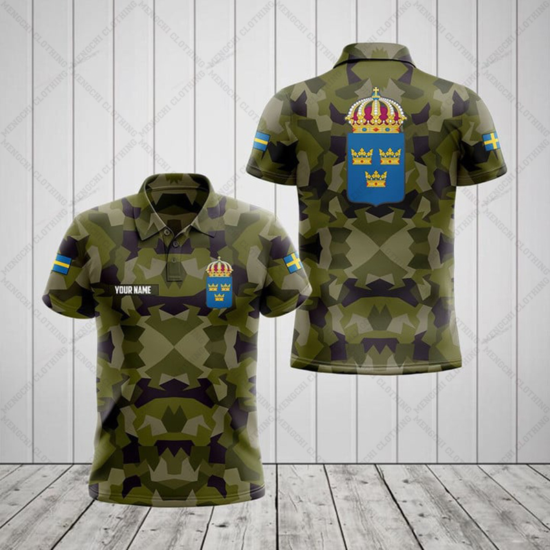 Custom Name Sweden Flag Skull  - Men'S Fashion Names 评论和价格