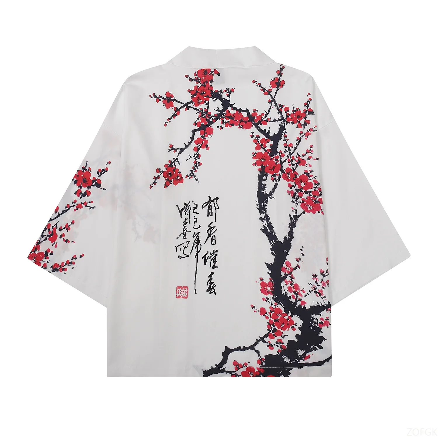 Summer Women Flower Print Kimo - Men'S Fashion Model 评论和价格