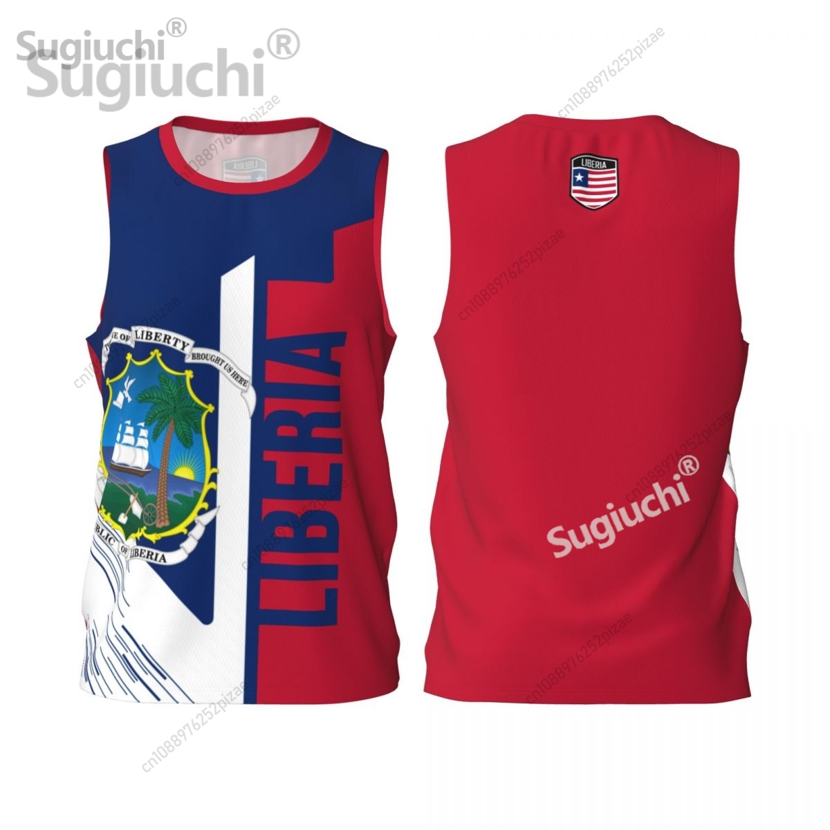 Custom Name Number Liberia 3D  - Men'S Fashion Names 评论和价格