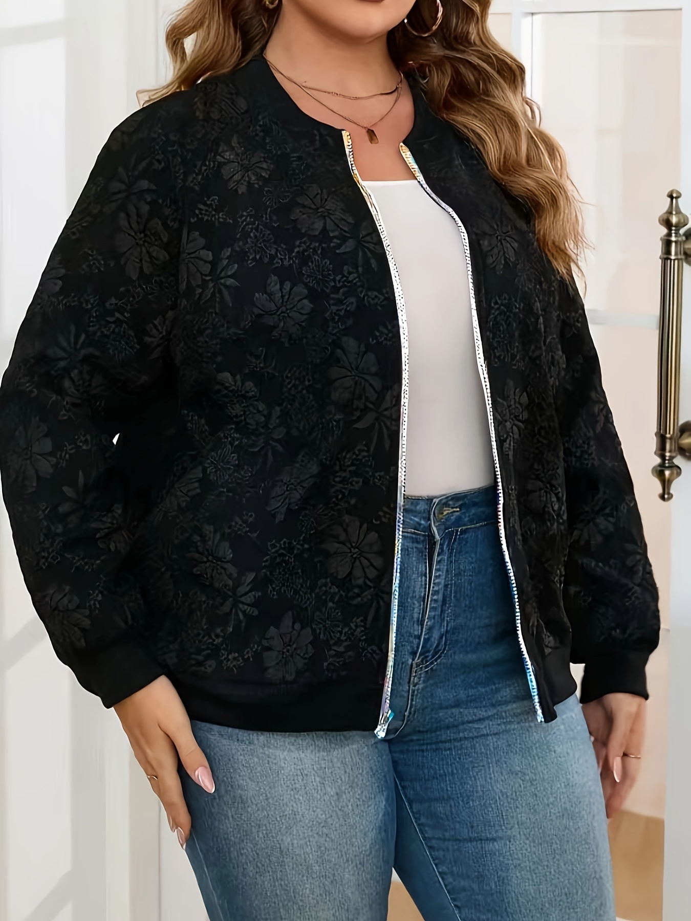 Plus size baseball varsity zip - Varsity Jacket Letterman 评论和价格