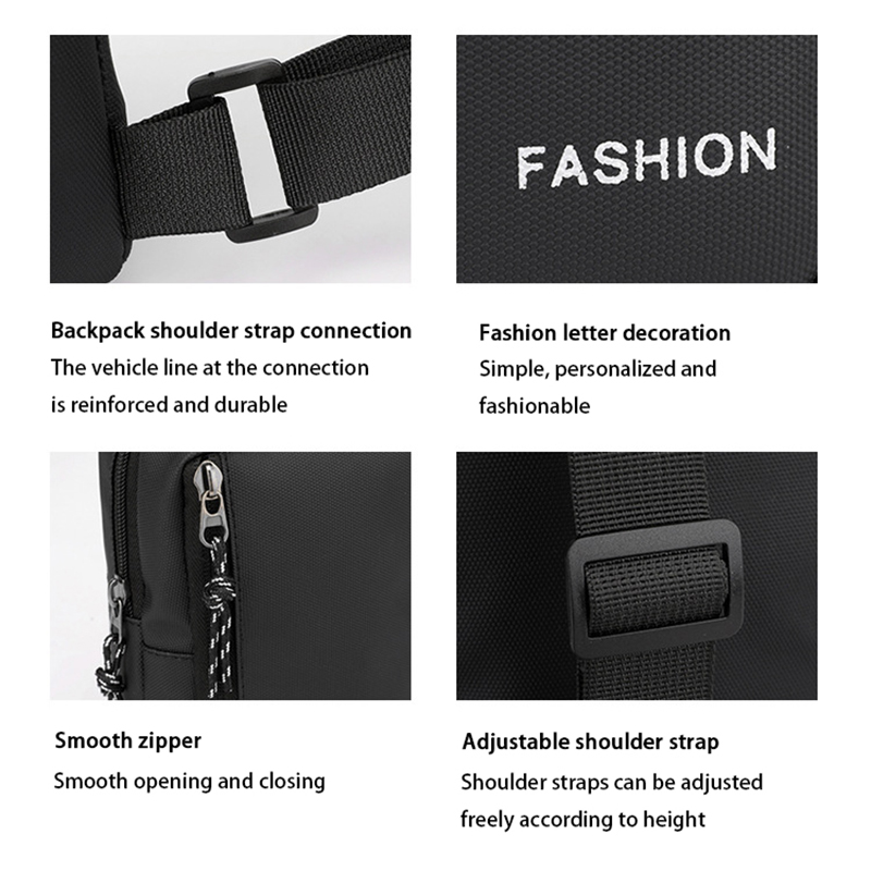 Men Oxford Chest Bags Casual M - Mens Fashion Blog 评论和价格