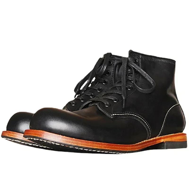 Vintage Men Goodyear-Welted Ge - Men Fashion Vintage 评论和价格