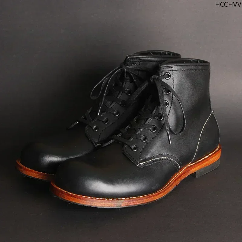 Vintage Men Goodyear-Welted Ge - Men Fashion Vintage 评论和价格