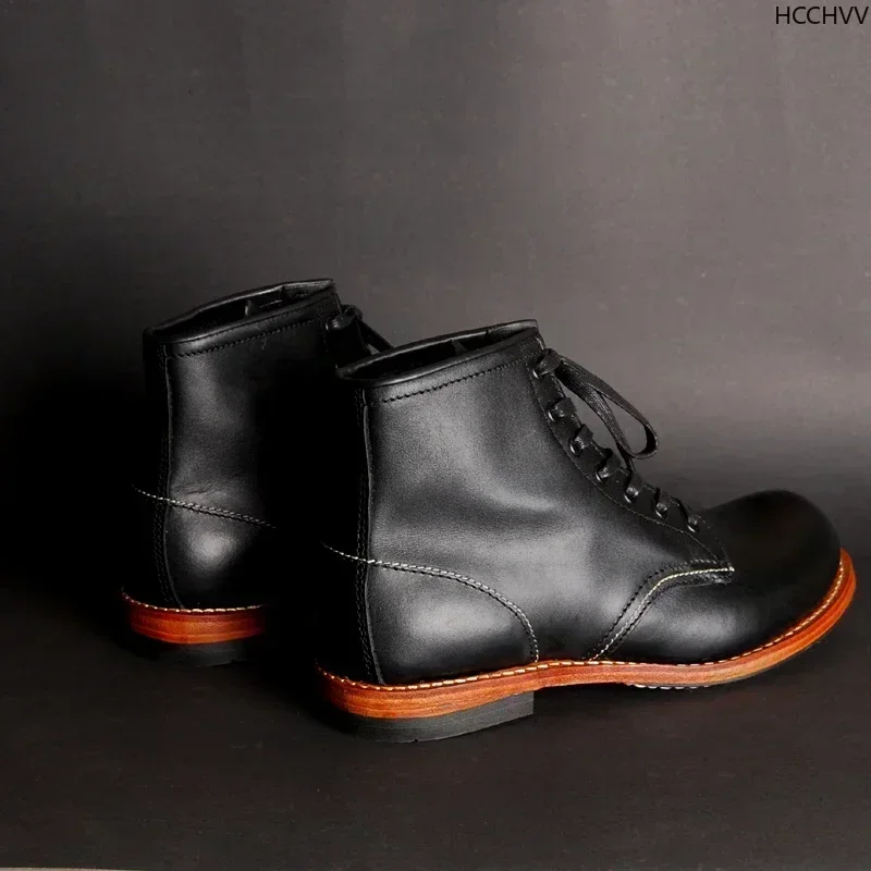 Vintage Men Goodyear-Welted Ge - Men Fashion Vintage 评论和价格