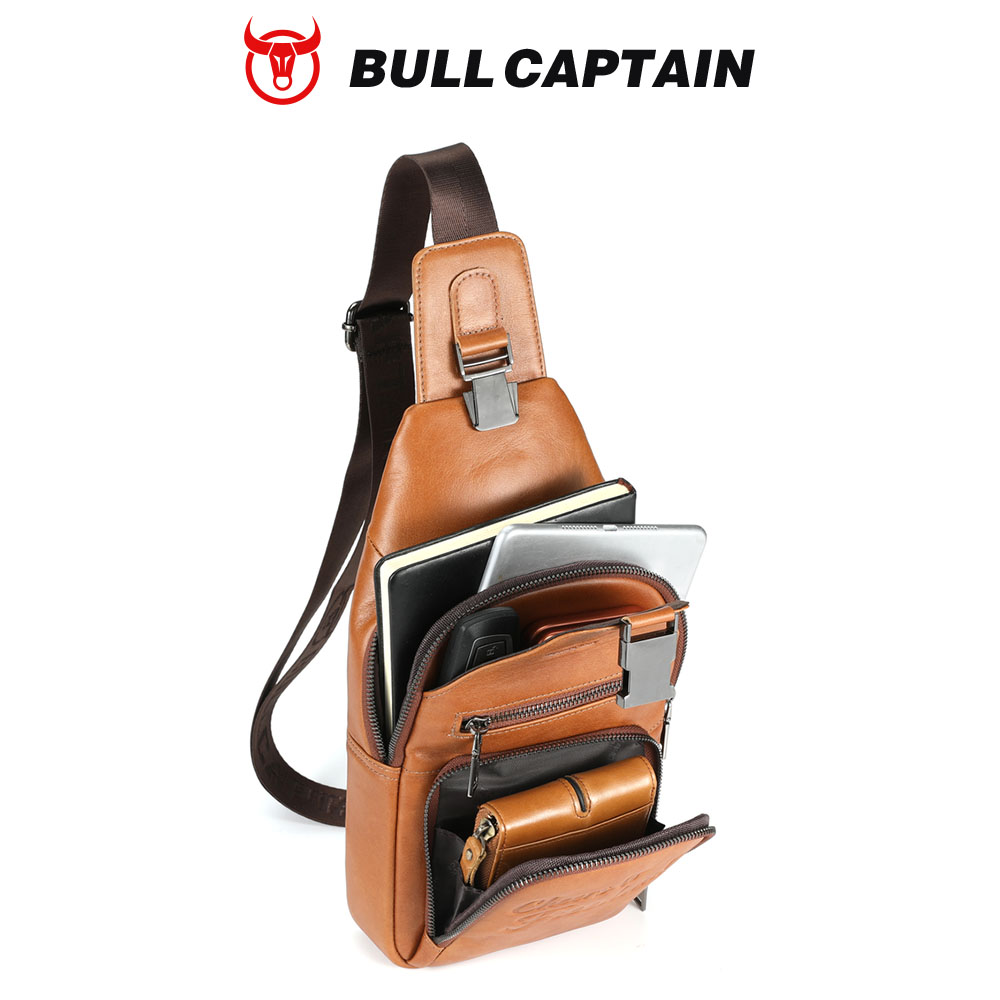 BULLCAPTAIN Genuine Leather Ch - Mens Fashion Blog 评论和价格