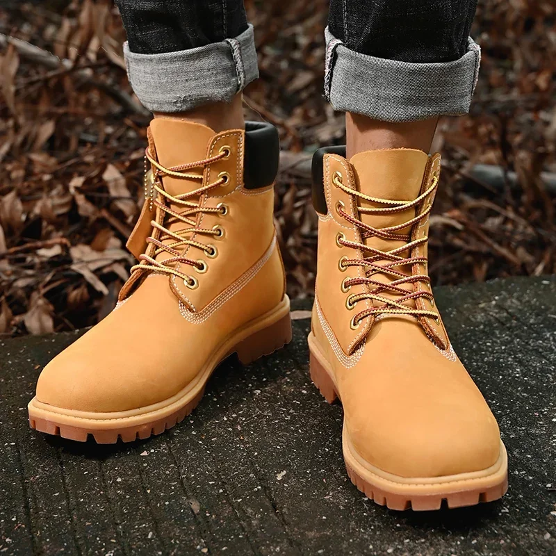 Boots Men High Top Boots High  - Mens Fashion Show 评论和价格