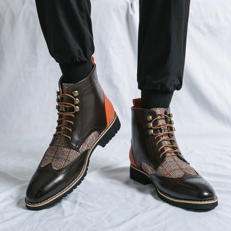 Fashionable Outdoor Combat Boo - Mens Fashion Combat Boots 评论和价格
