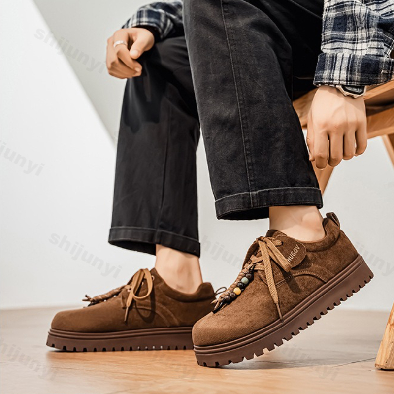 Men Casual Shoes Autumn New Vi - Men Fashion Vintage 评论和价格