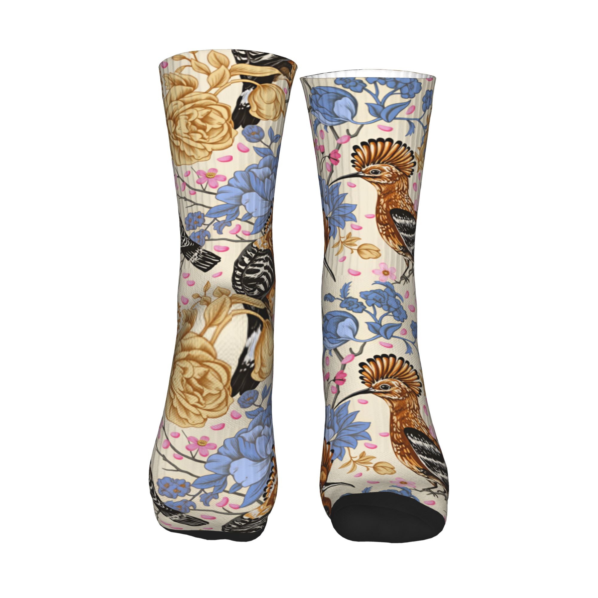Hoopoe Bird Blue Peony Vintage - Men Fashion Vintage 评论和价格